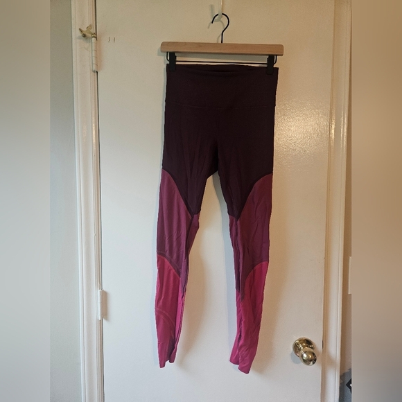 Lululemon Colour Me Ombre Tight *28" Dark Adobe / Blush Berry / Violet Red - Picture 3 of 6